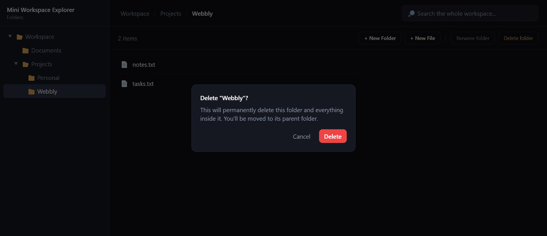 Mini Workspace Explorer thumbnail 3